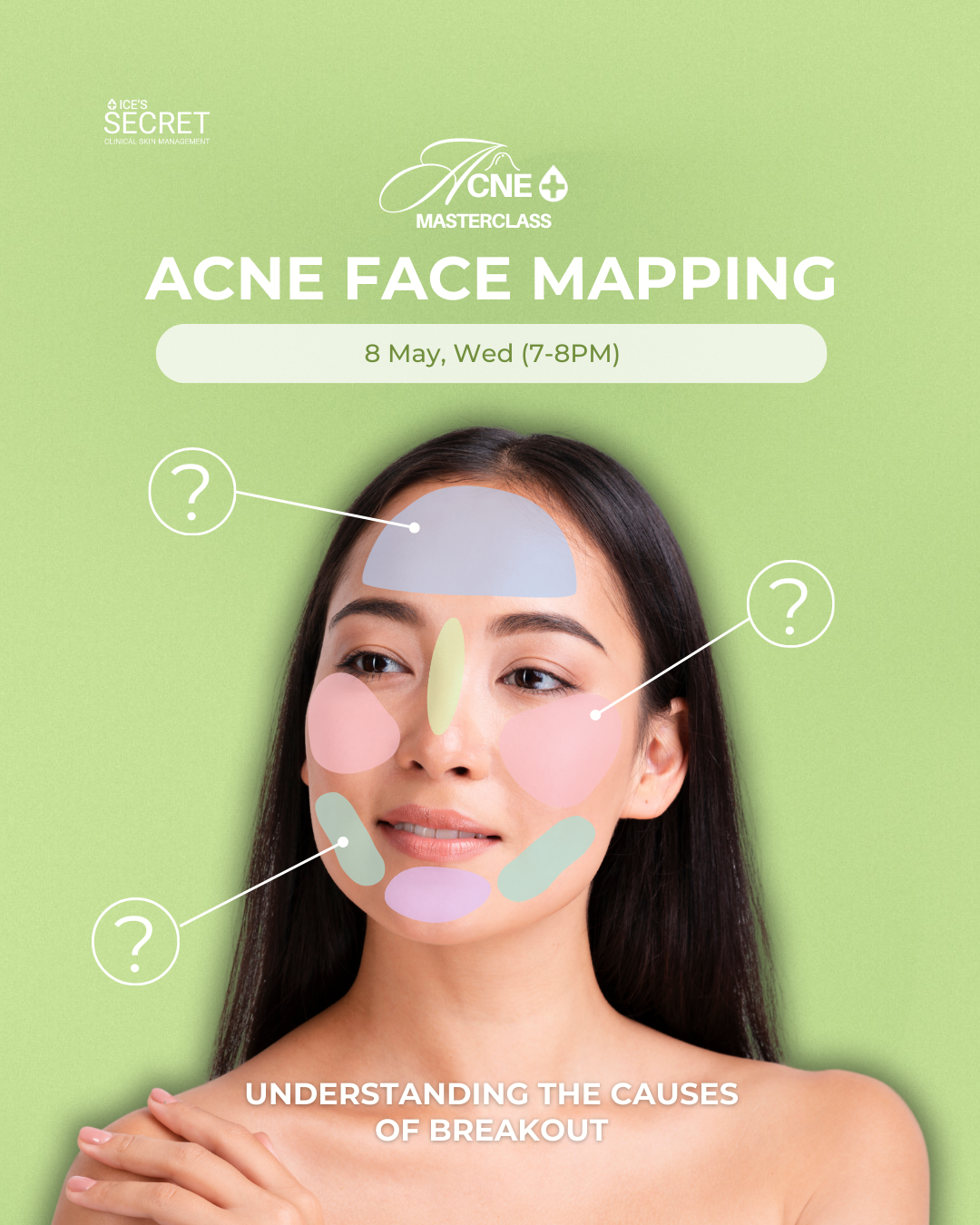 [ACNE Masterclass] Acne Face Mapping + Free Masking Session &amp; AI Skin Analysis