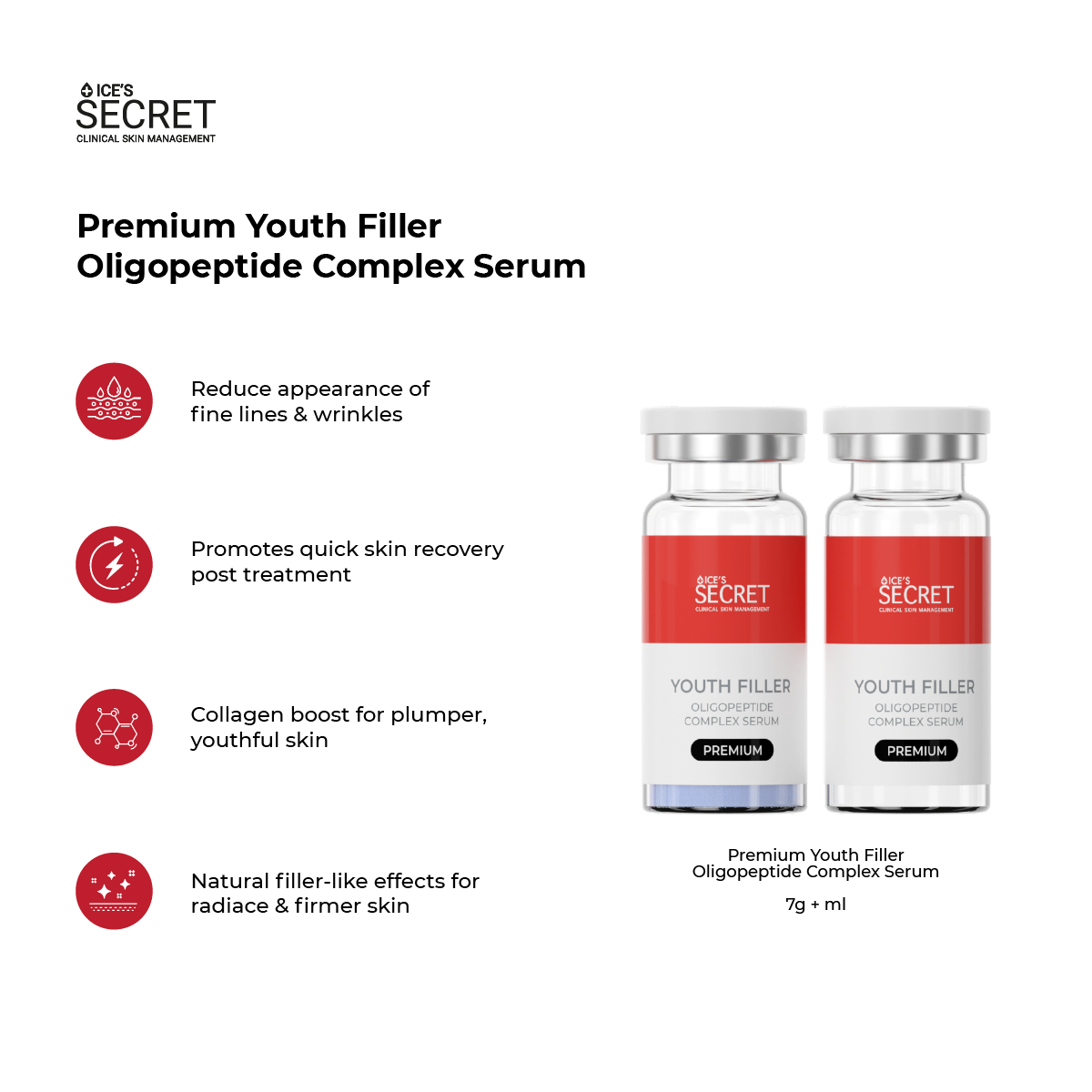 (FLASH DEALS) Youth Filler Oligopeptide Complex Serum Bundle
