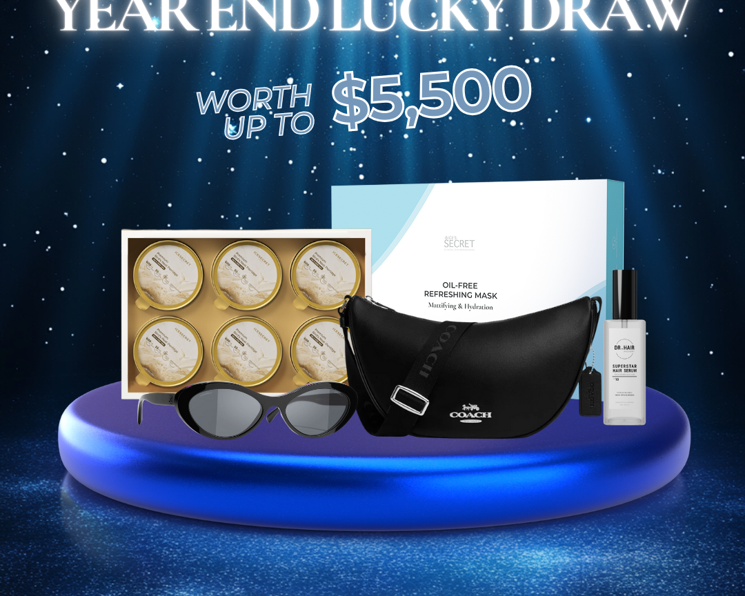 YEAR END LUCKY DRAW 🎉 Ice's Secret Year-End Celebration: Your Chance to Win Luxe Prizes! 🎉
