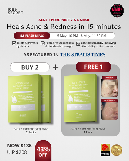 (5.5 FLASH DEALS) ACNE + PORE Purifying Mask Trial Bundle