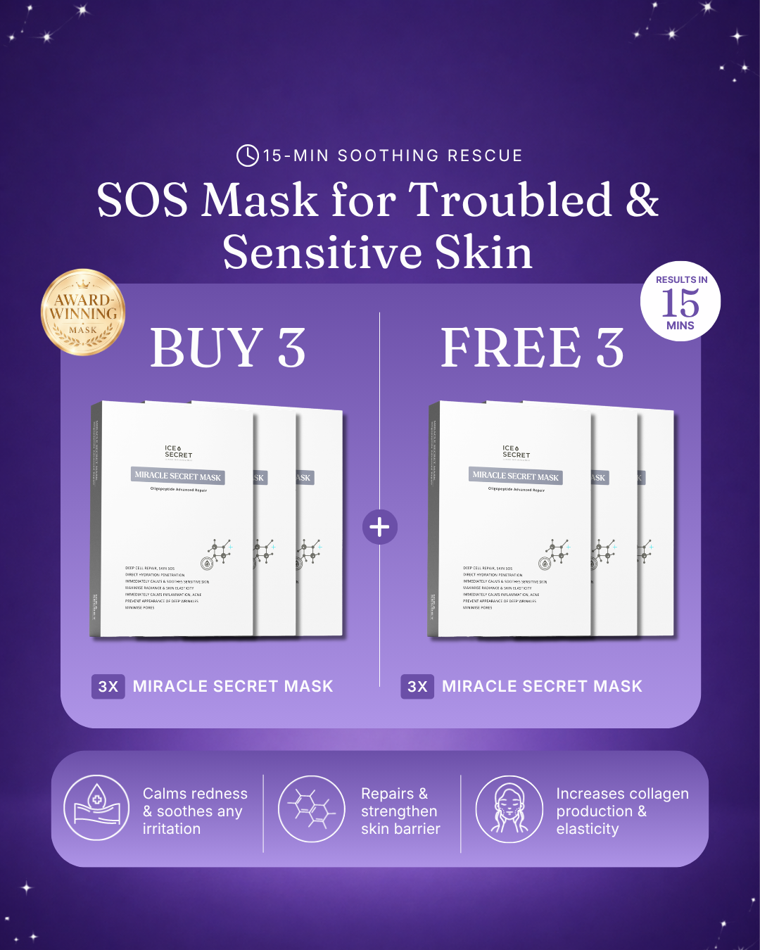 Miracle Secret Mask Trio