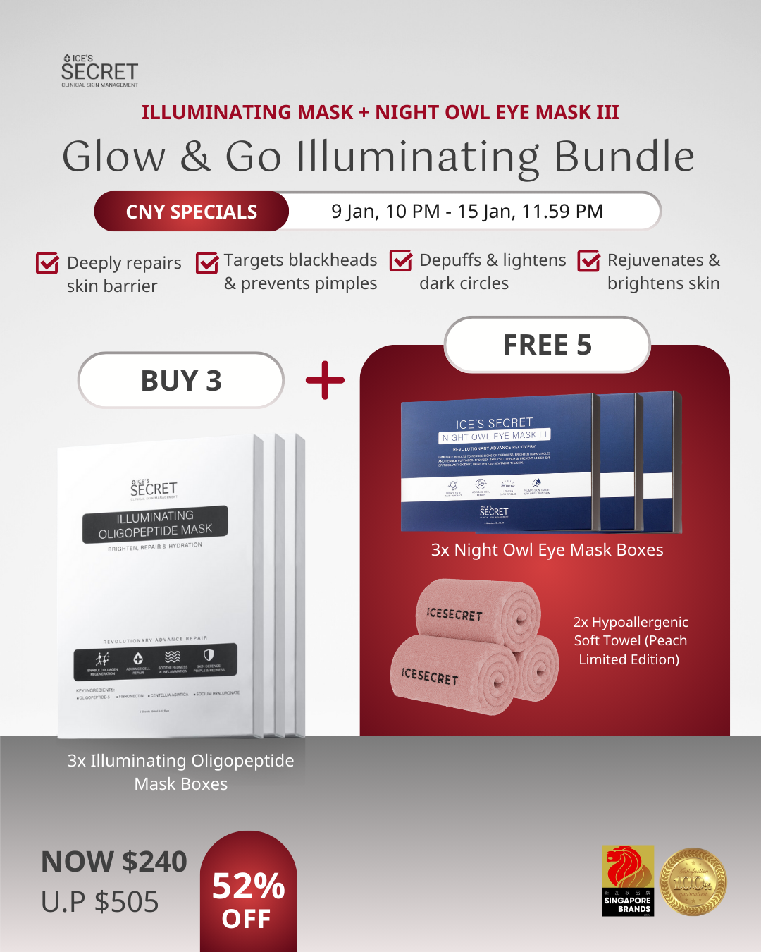 (CNY FLASH DEALS) Glow &amp; Go Bundle