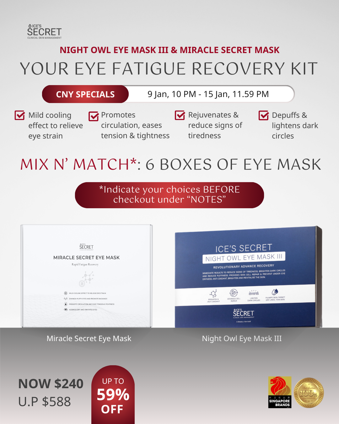 (CNY FLASH DEALS) Your Eye Fatigue Recovery Kit