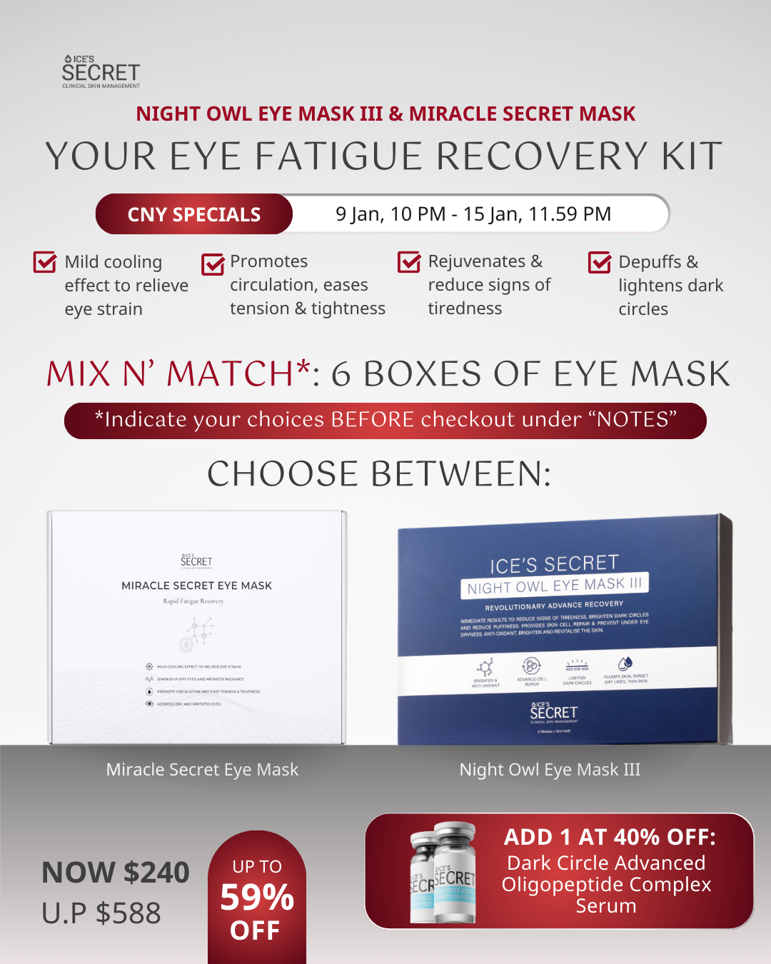 (CNY FLASH DEALS) Your Eye Fatigue Recovery Kit