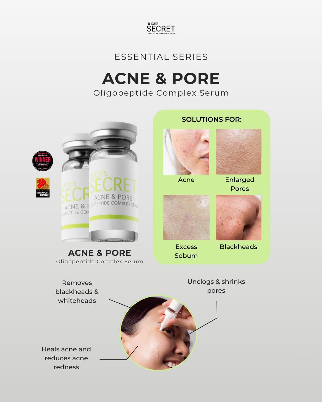 Acne &amp; Pore Oligopeptide Complex Serum