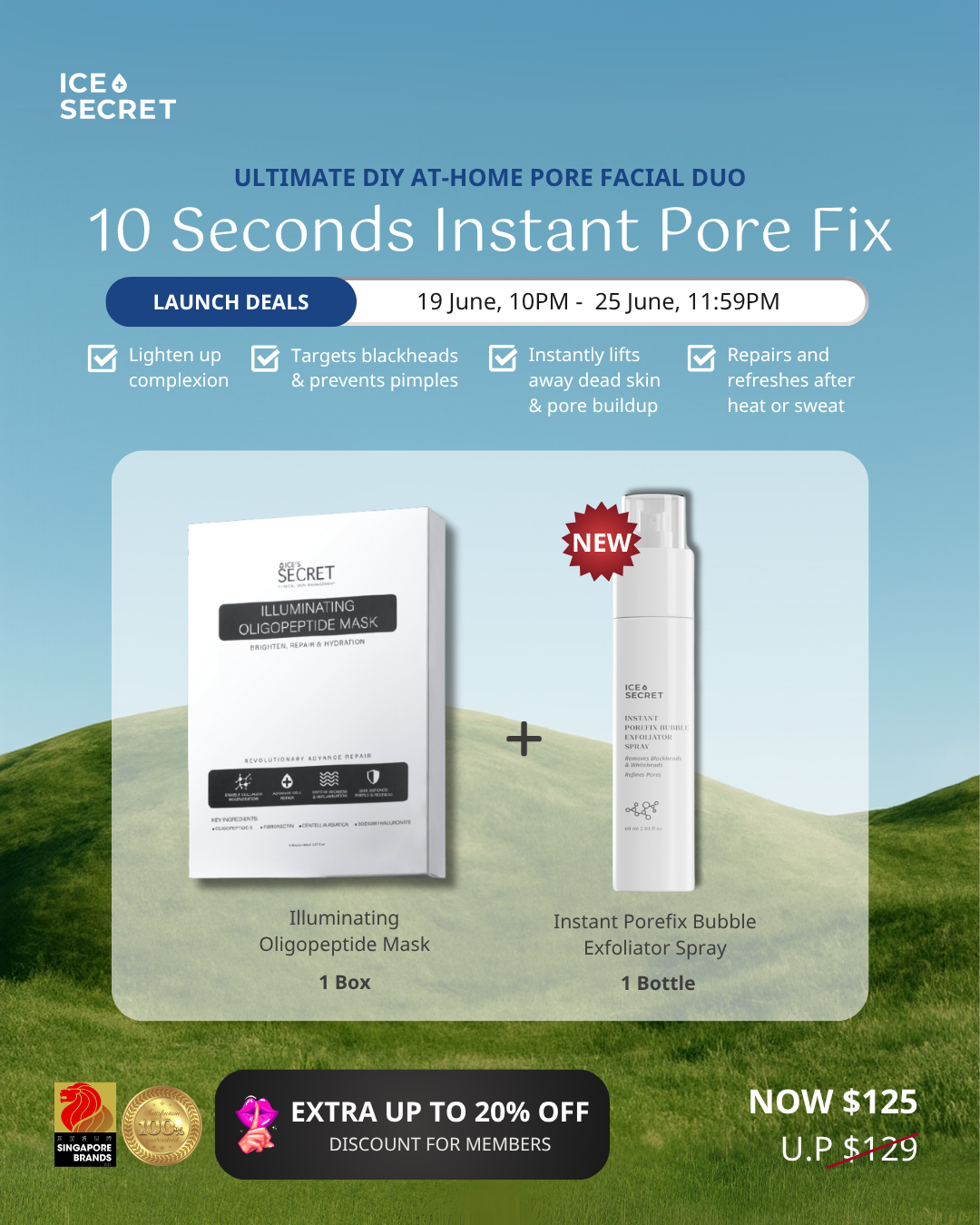 (NEW LAUNCH) Ultimate DIY At-Home Pore Facial Duo