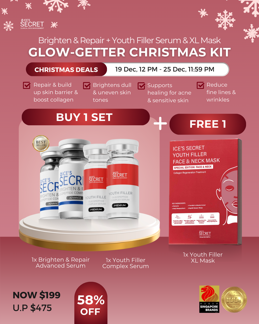 (FLASH DEALS) Glow-Getter Christmas Kit