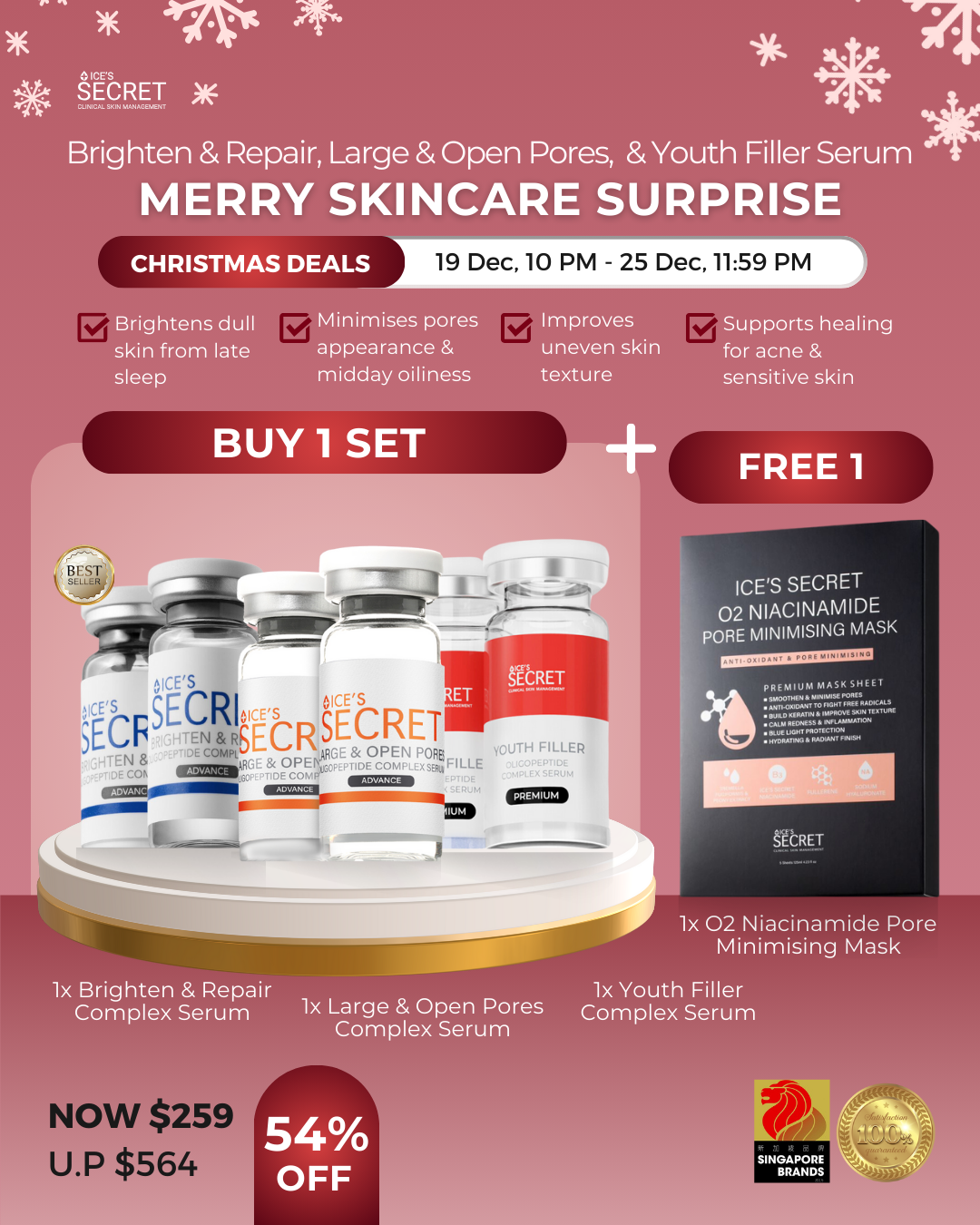 (FLASH DEALS) Merry Skincare Surprise