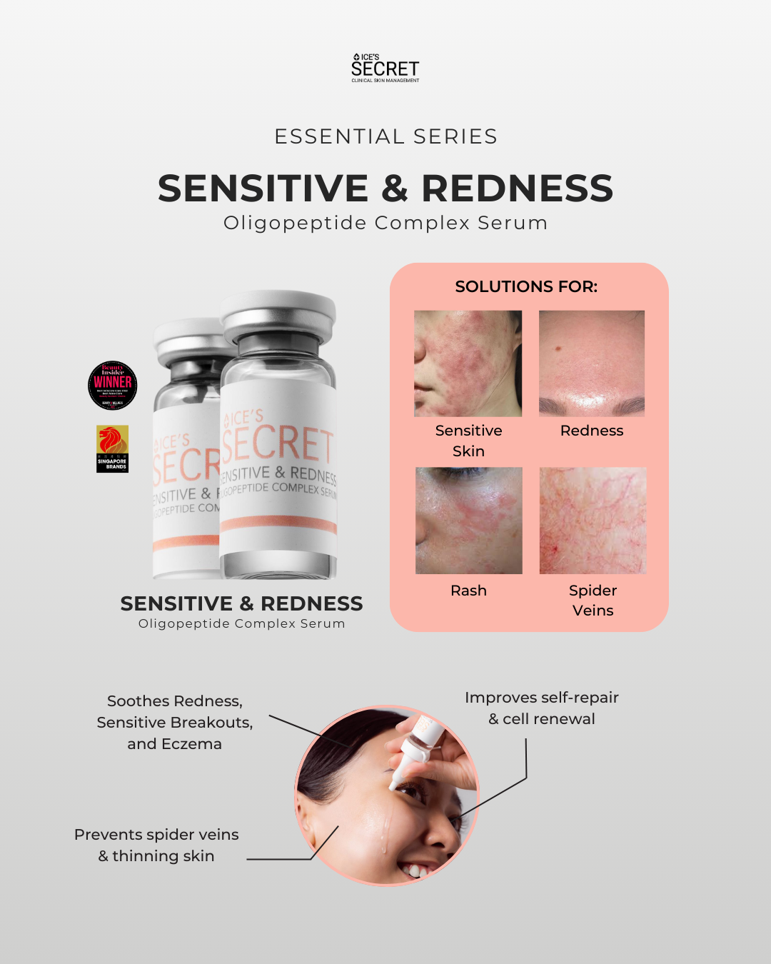 Sensitive &amp; Redness Oligopeptide Complex Serum