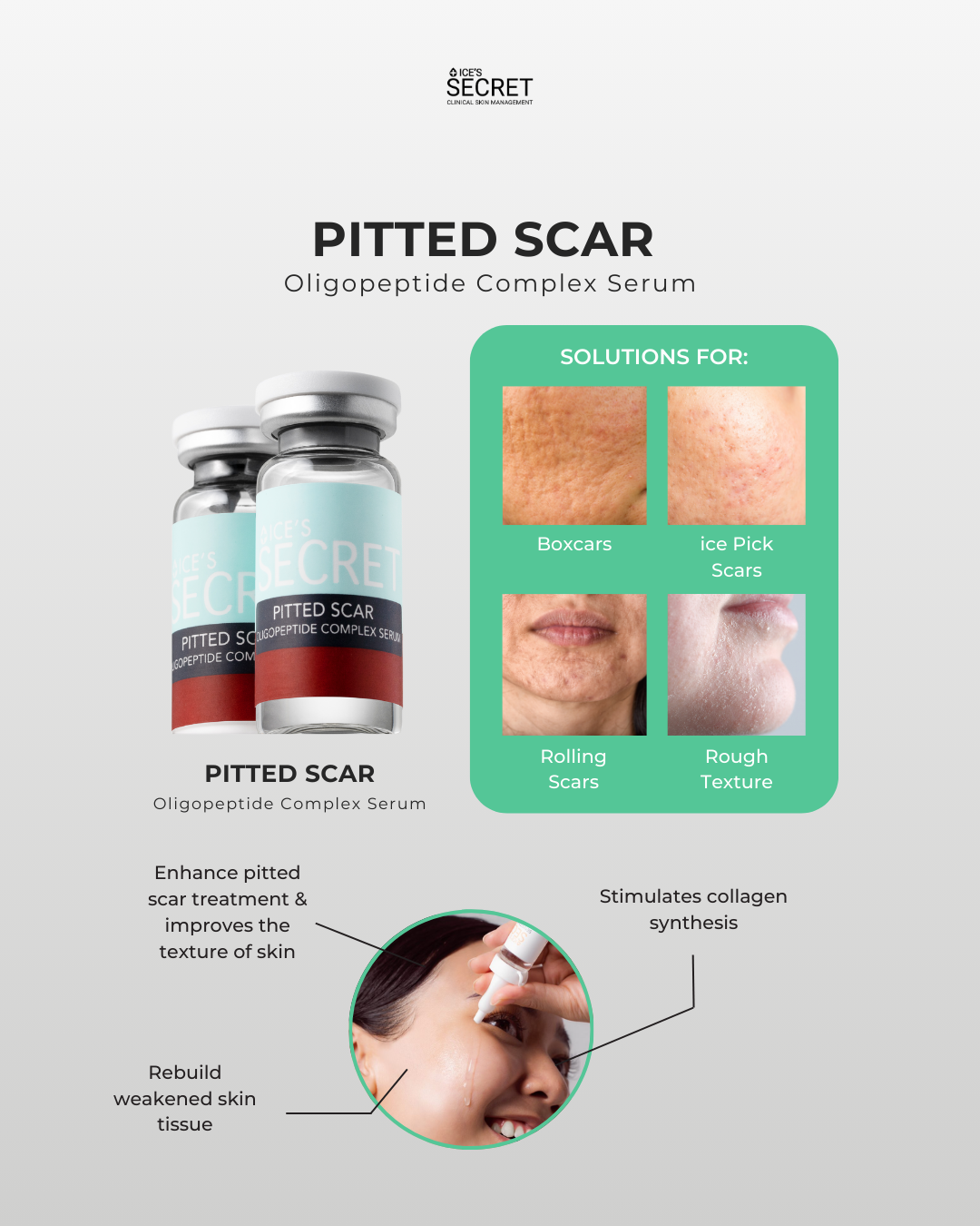 Pitted Scar Oligopeptide Complex Serum