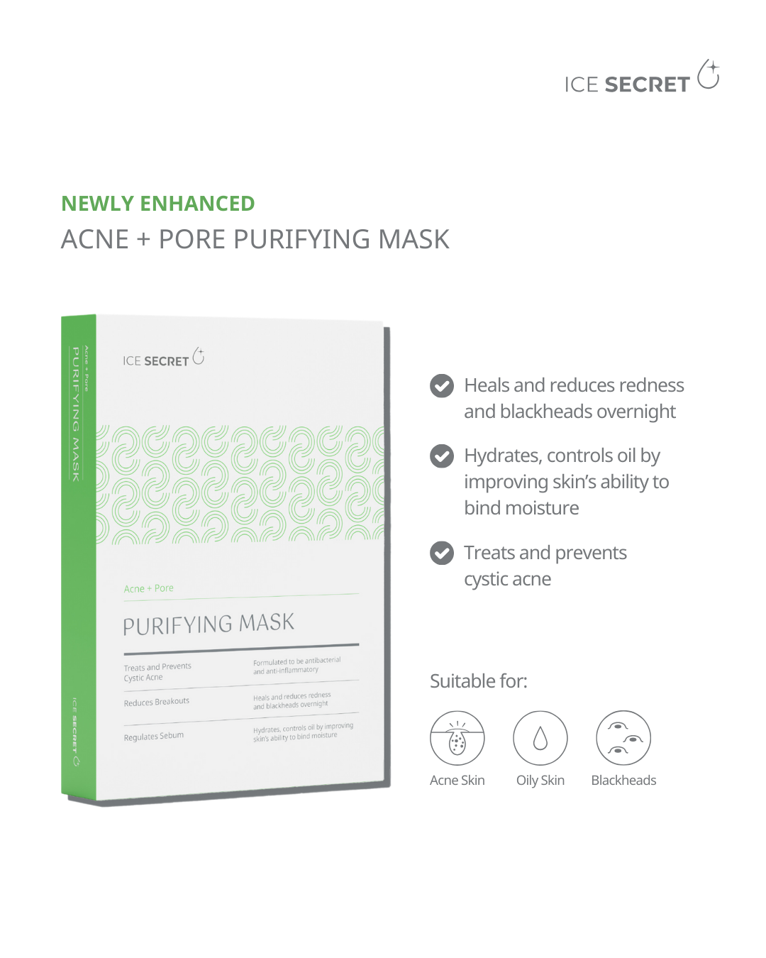 (FLASH DEALS) ACNE + PORE Purifying Mask New Launch Deal