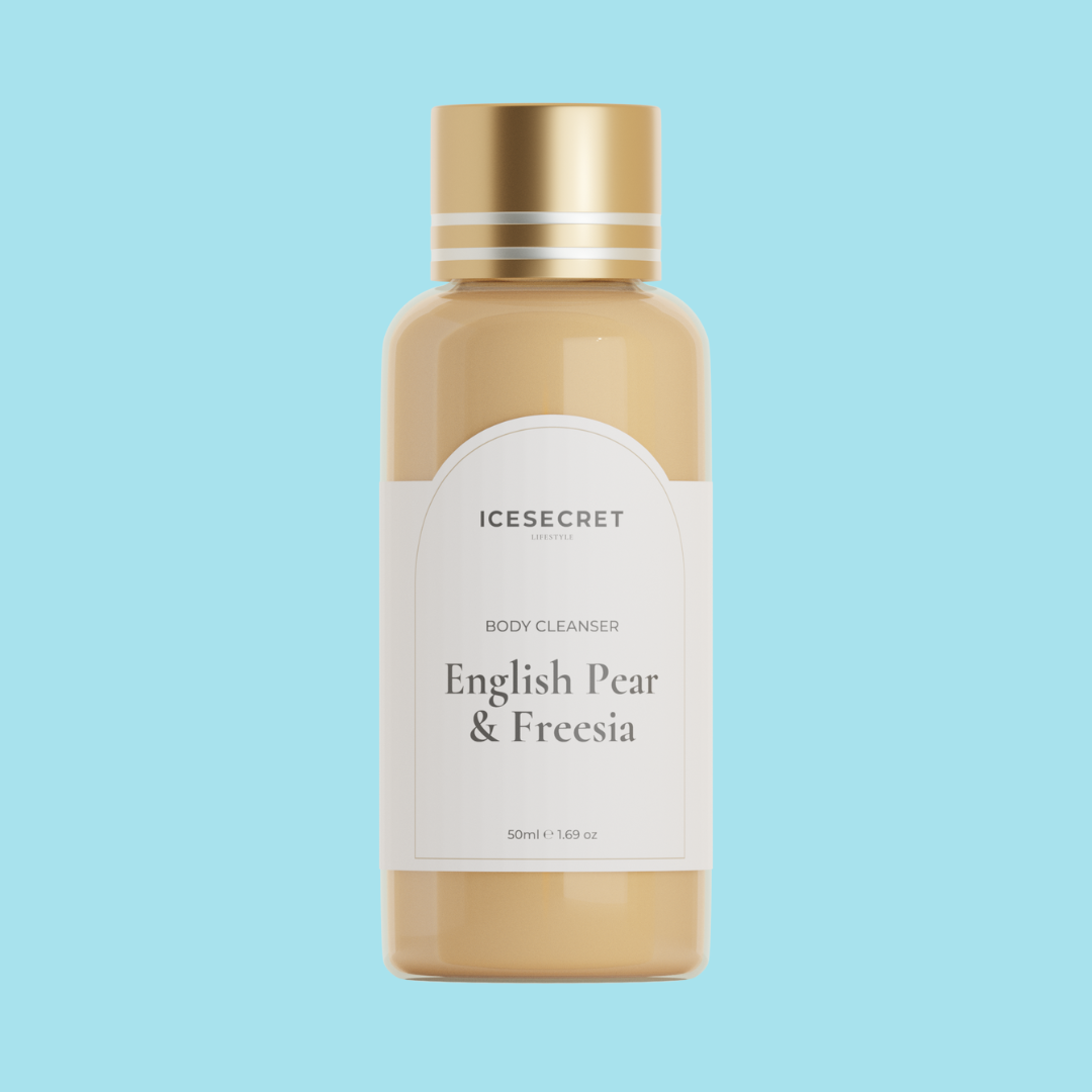 1x bottle of English Pear and Freesia Body Luxe Cleanser (30ml)