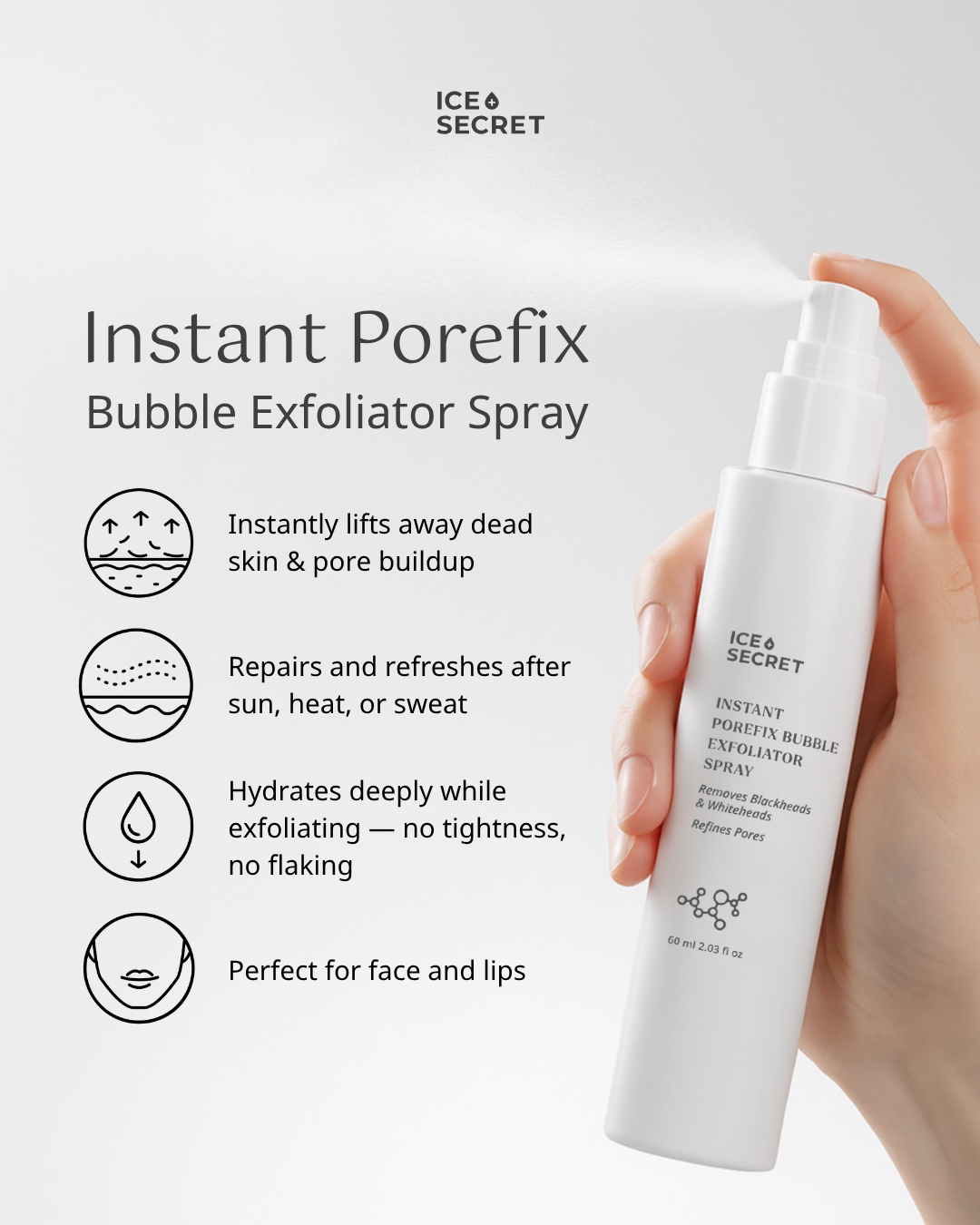 Instant Porefix Bubble Exfoliator Spray