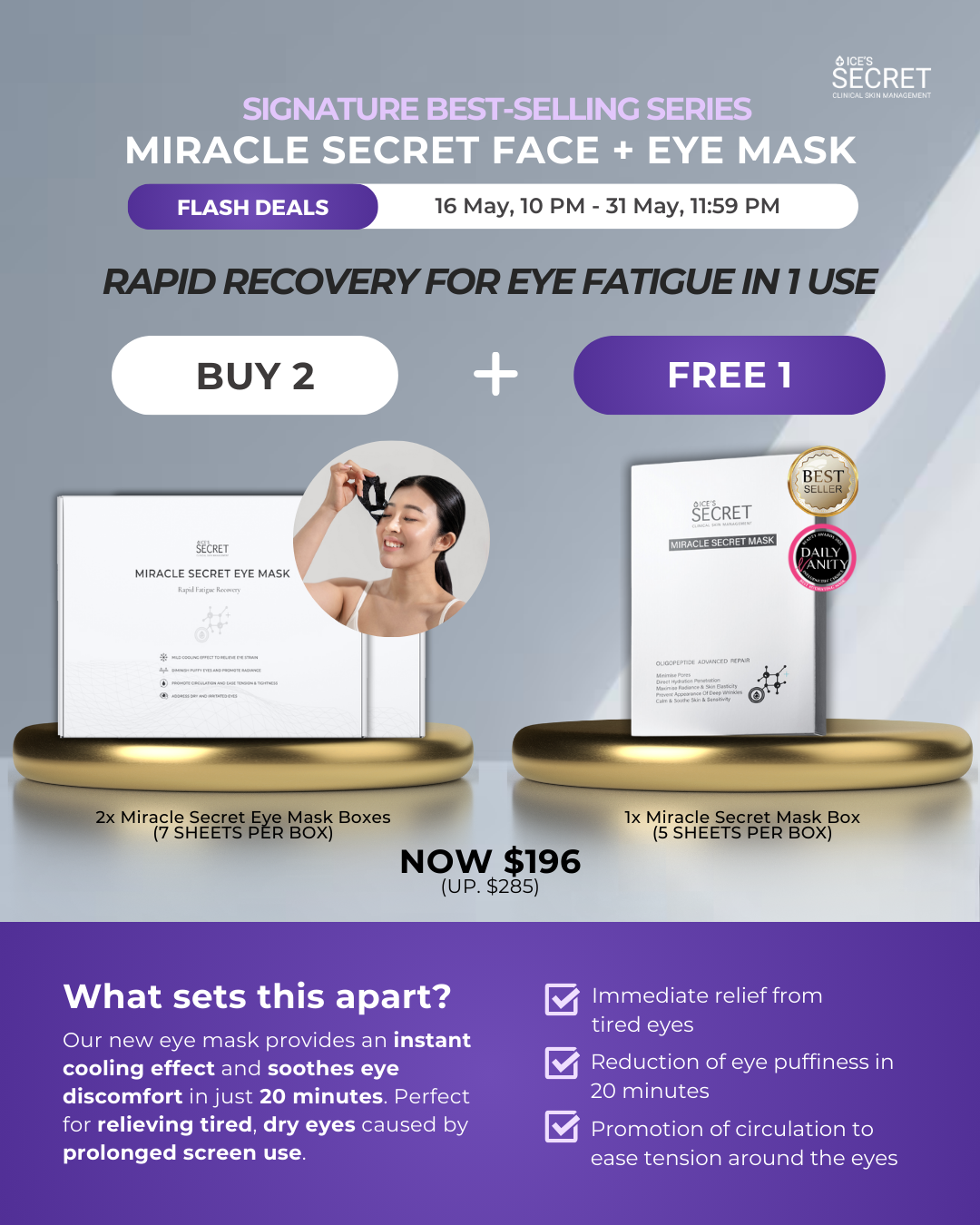 (LAUNCH SPECIAL) Miracle Secret Signature Set (Eye + Face)