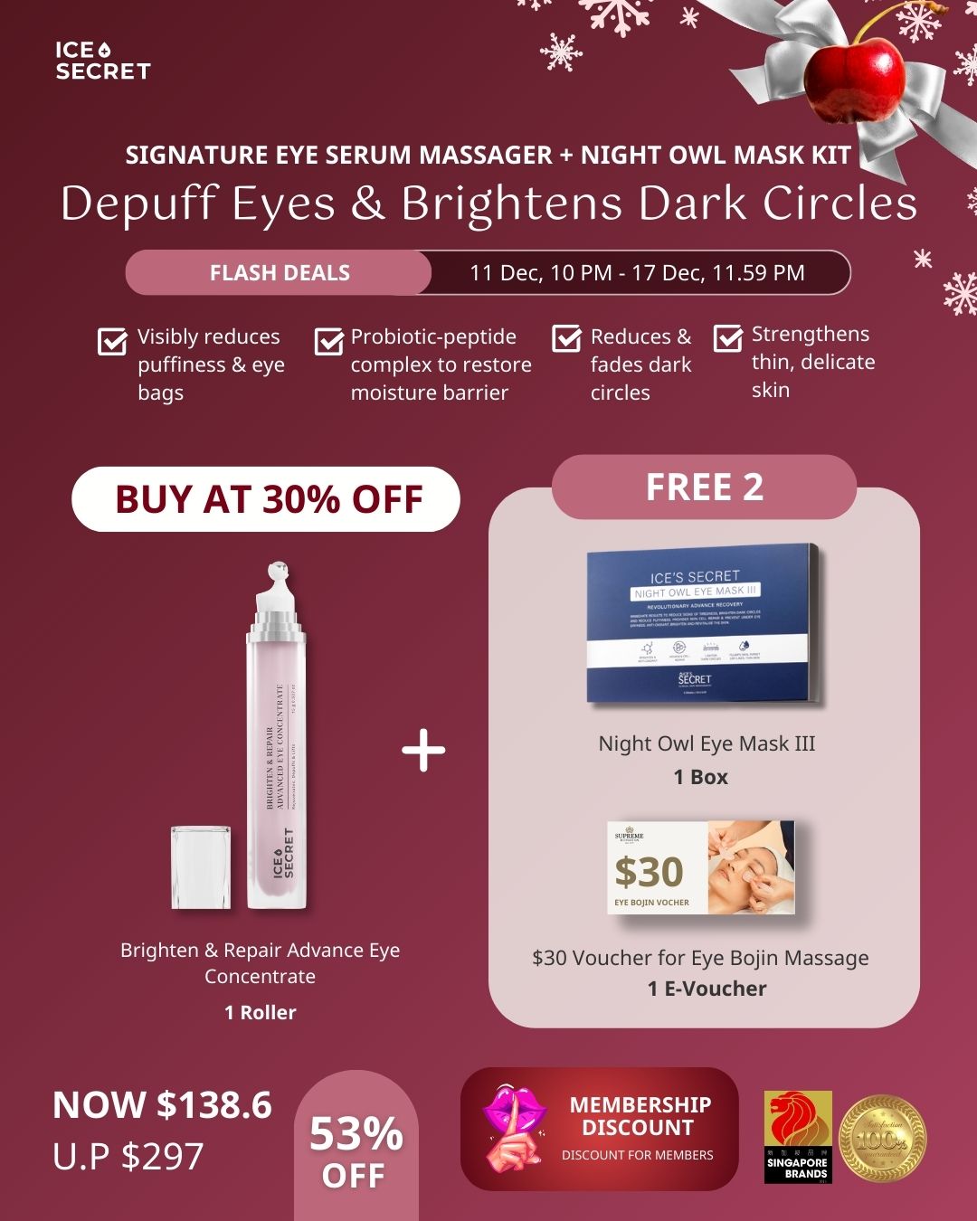 [12.12 XMAS] Brighten & Repair Eye Bundle