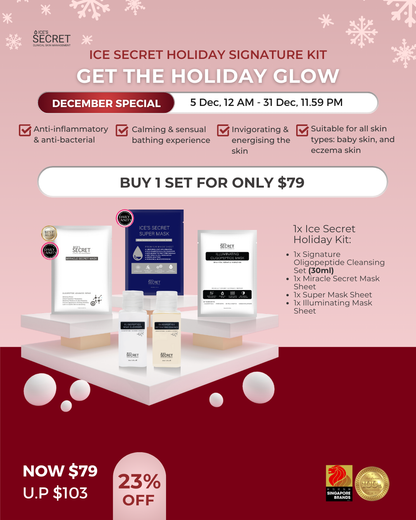 (Christmas Bundle) Ice’s Secret Clear Skin Signature Kit