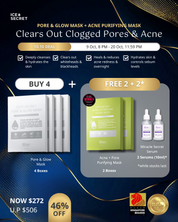 (FLASH DEAL) Clogged Pores & Acne Mask Bundle