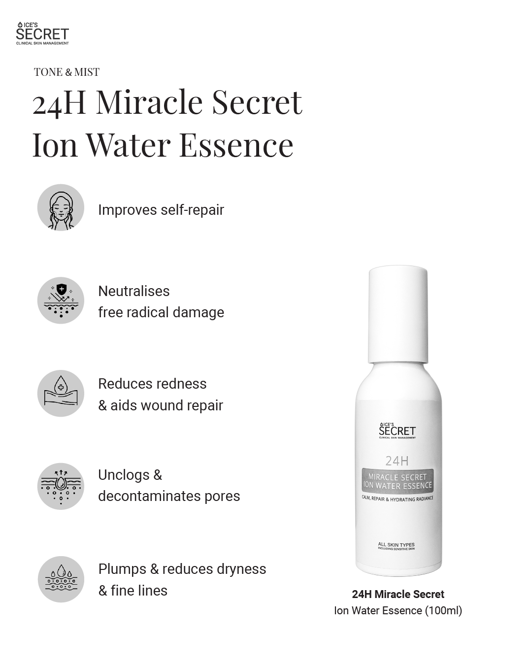 (Launch Special) 24H Miracle Secret Ion Water Essence Sharing Bundle