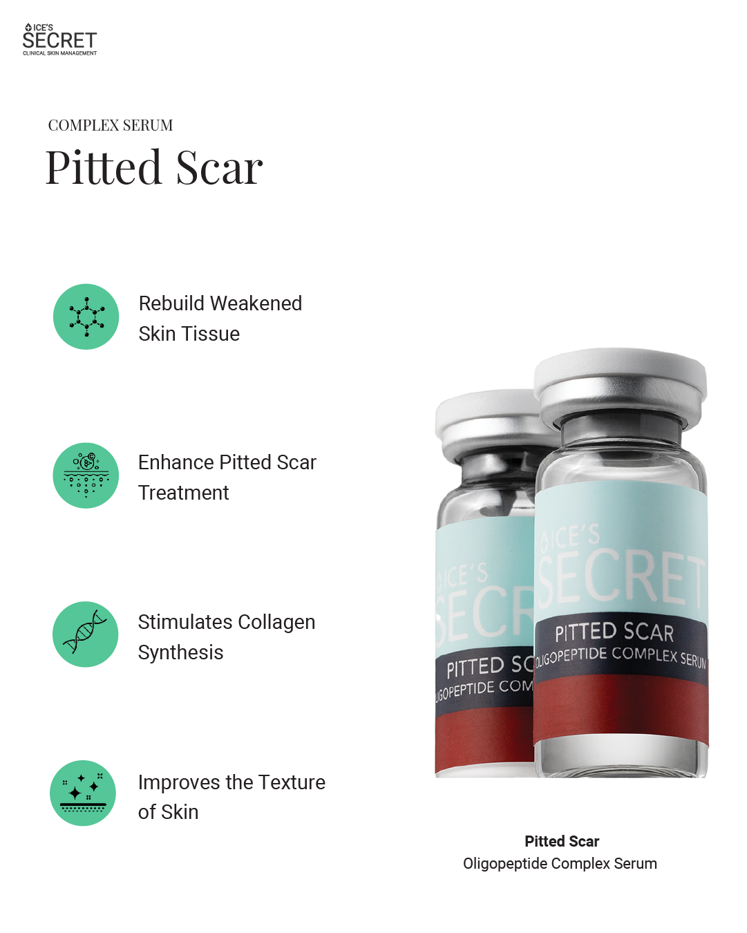 Pitted Scar Oligopeptide Complex Serum