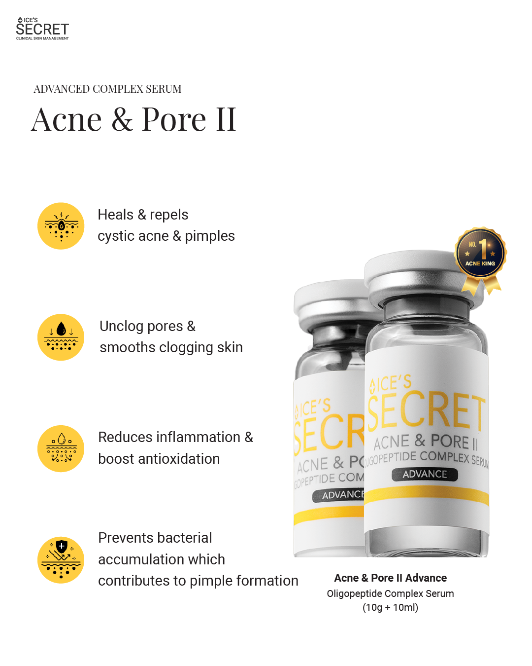 Acne &amp; Pore II Advanced Oligopeptide Complex Serum