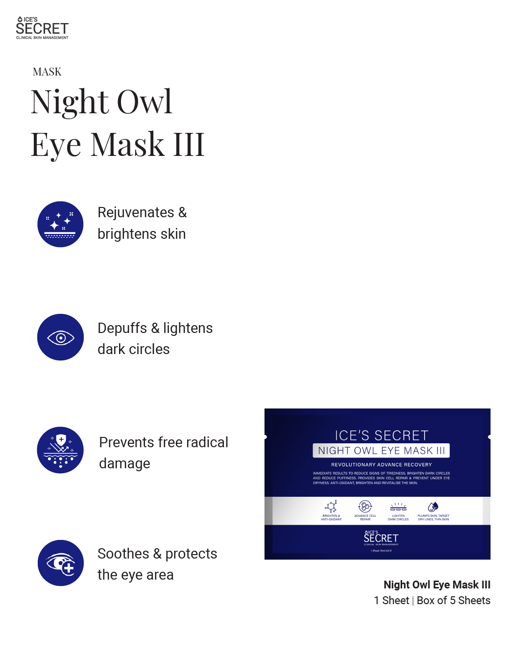 (FLASH SALES) Serum &amp; Eye Mask Kit: Best Eye Serum Advanced + Night Owl Eye Mask III