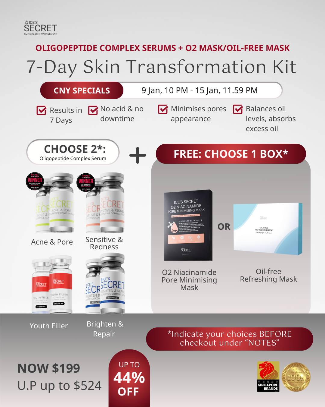 (CNY FLASH DEALS) 7-Day Skin Transformation Kit