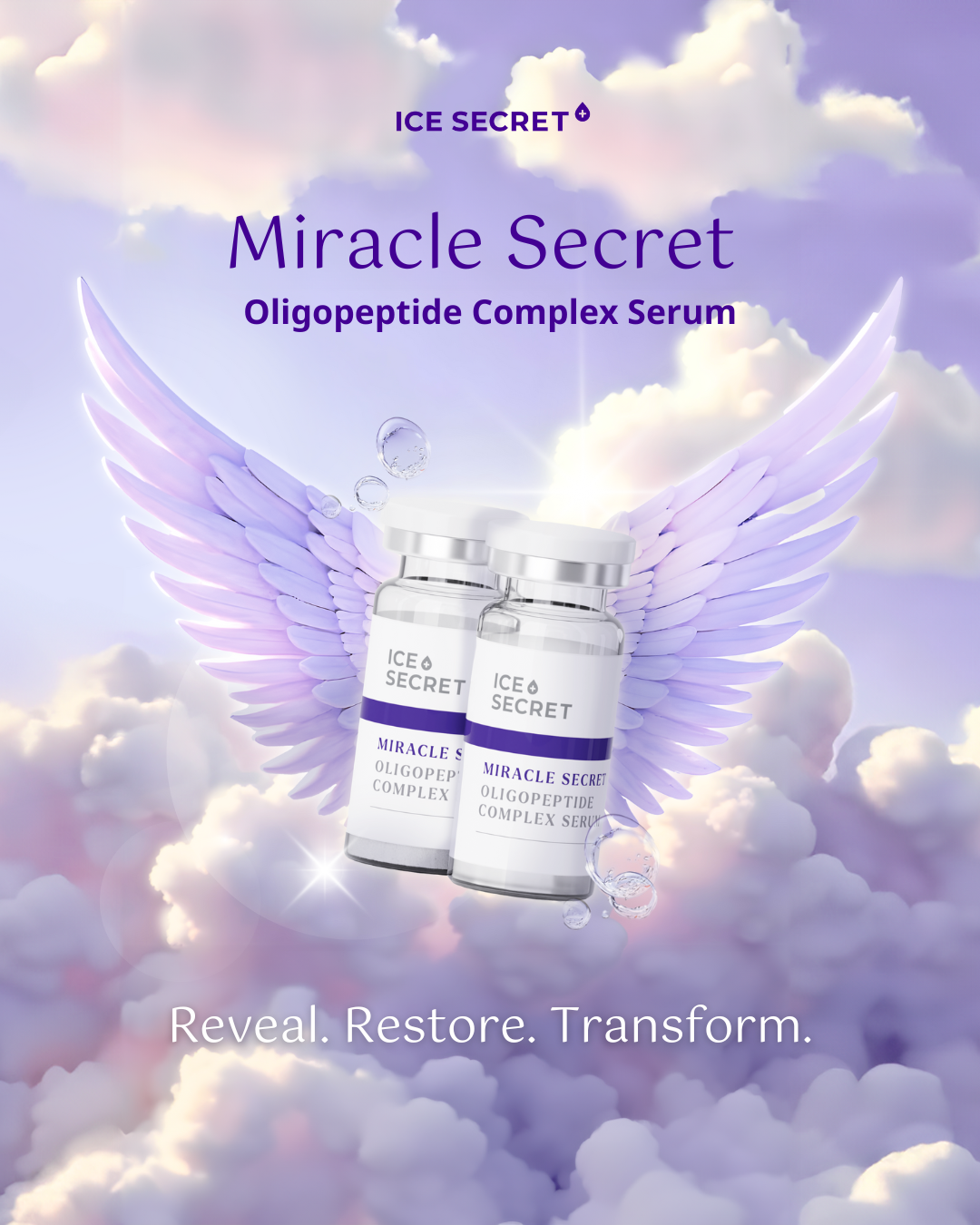 (Launch Special) Miracle Secret Oligopeptide Complex Complete Serum Bundle