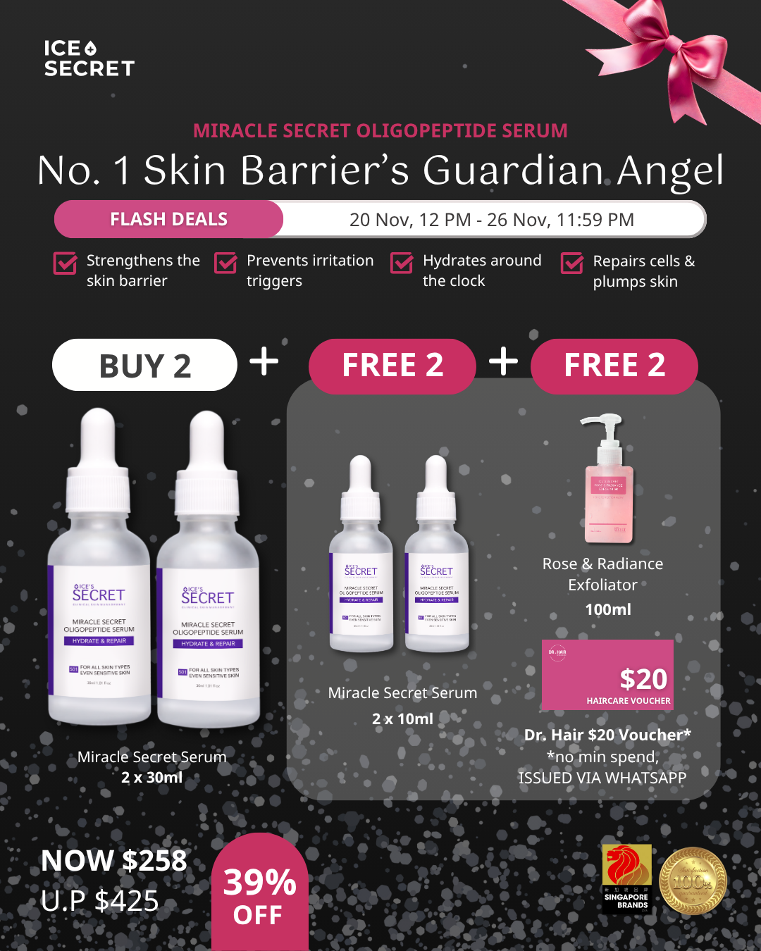 [BFCM] Miracle Secret Oligopeptide Serum Bundle