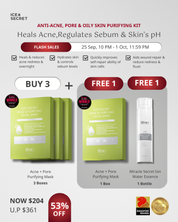 (FLASH DEALS) Anti-Acne, Pore & Oily Skin Purifying Kit