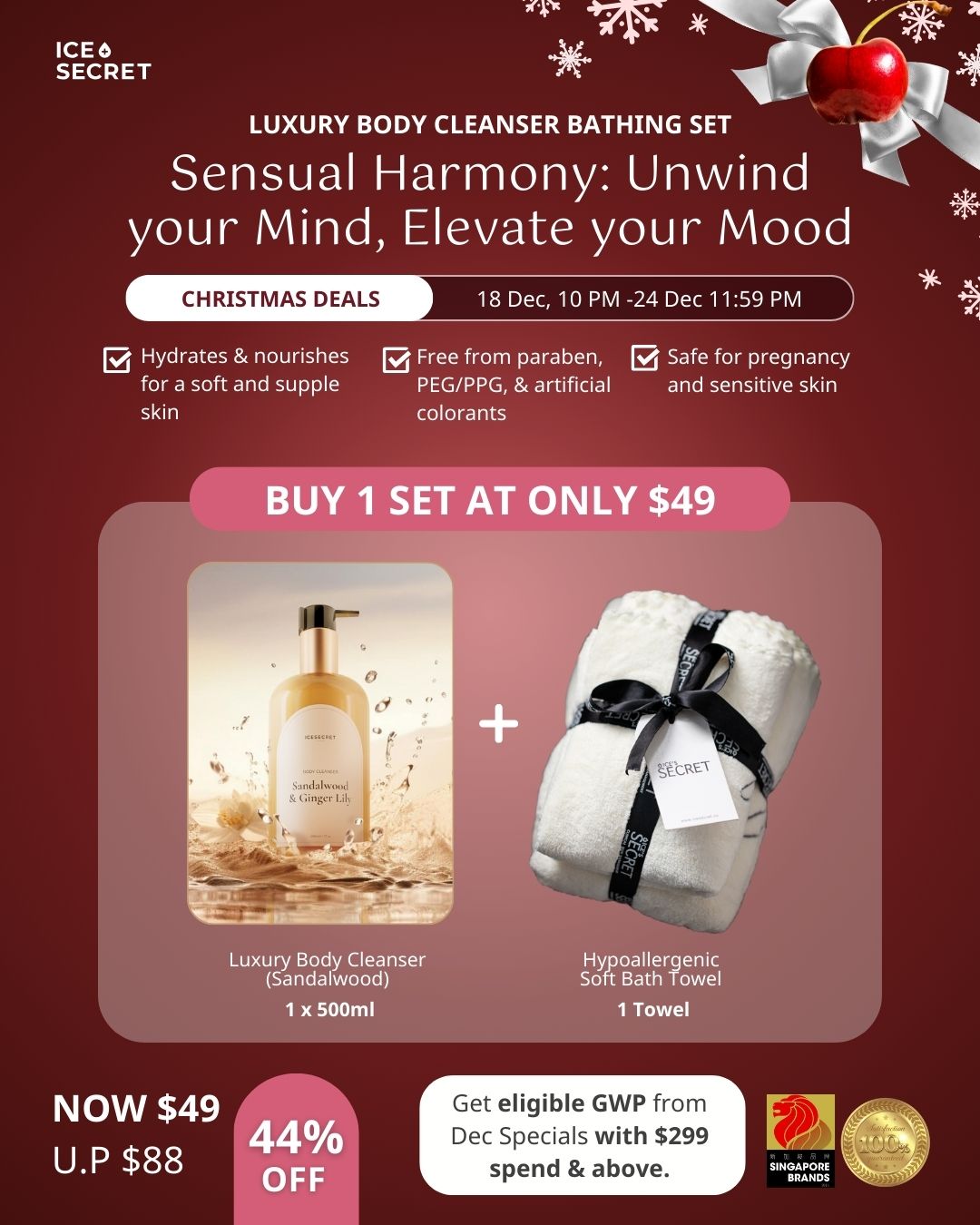 (XMAS SPECIAL) Luxury Body Cleanser Bundle