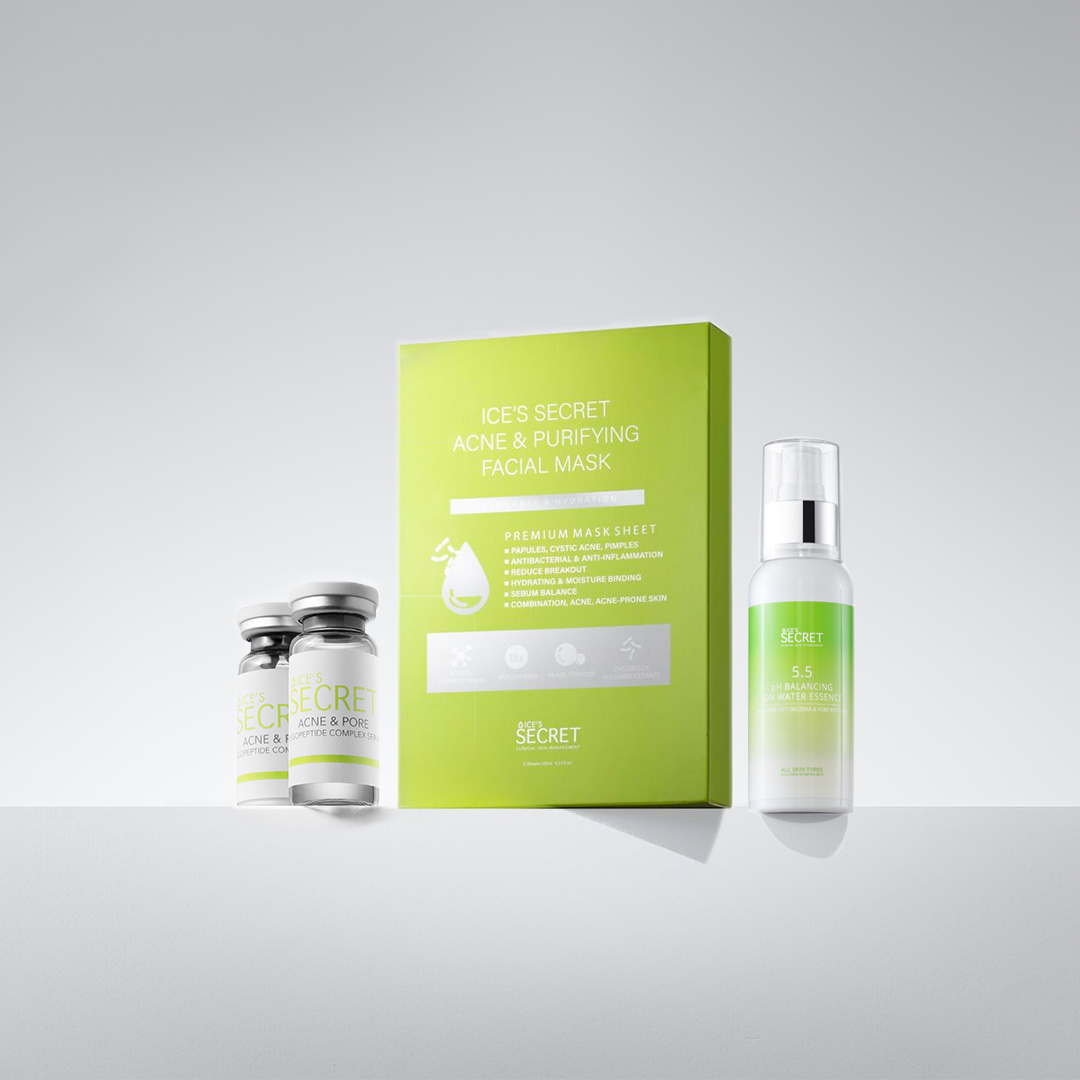 Ice Secret Acne Pore Oligopeptide Serum for acne-prone sensitive skin Singapore