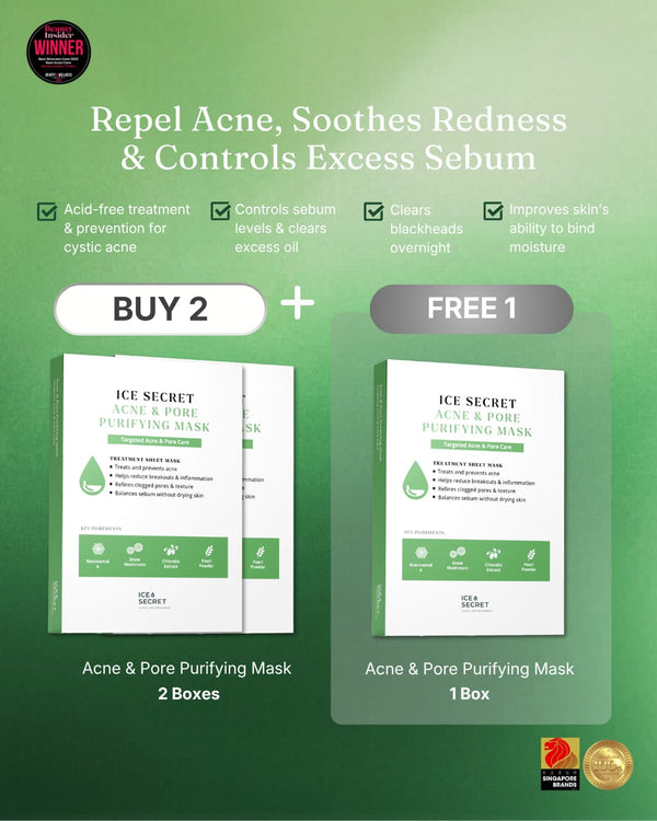 [B2F1]Acne Pore Purifying Mask Bundle