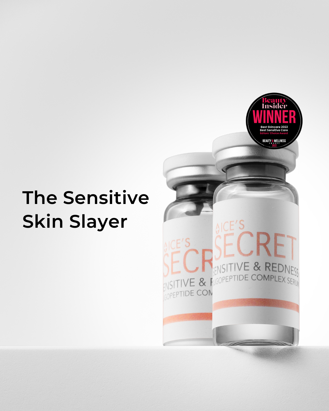 Ice Secret Sensitive & Redness Oligopeptide Serum for sensitive, redness-prone skin in Singapore
