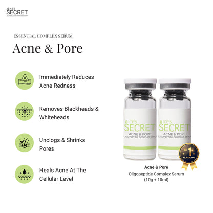 Clear &amp; Free Starter Kit: Acne &amp; Pore Oligopeptide Complex Serum + Acne &amp; Purifying Mask
