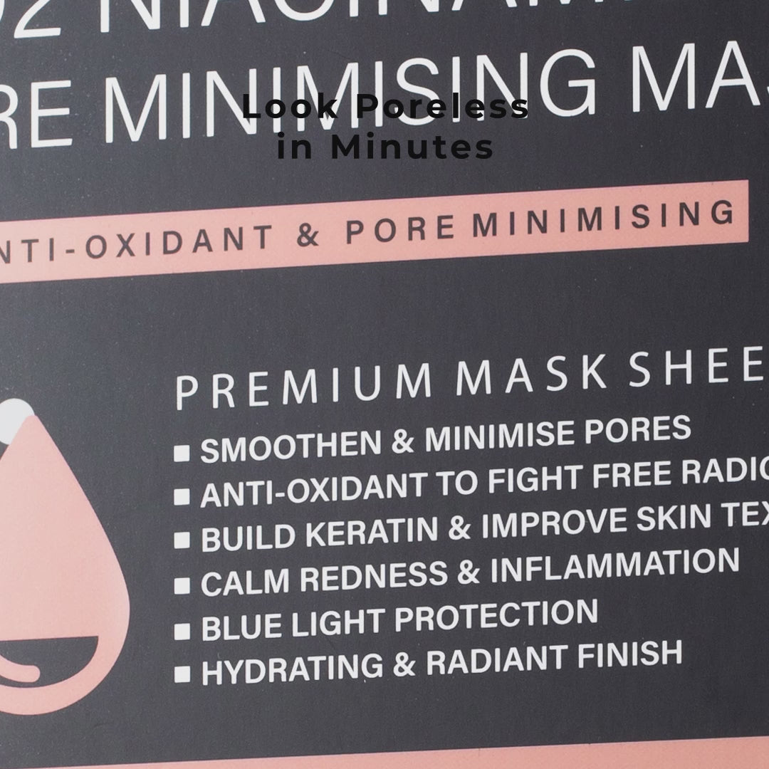 O2 Niacinamide Pore Minimising Mask