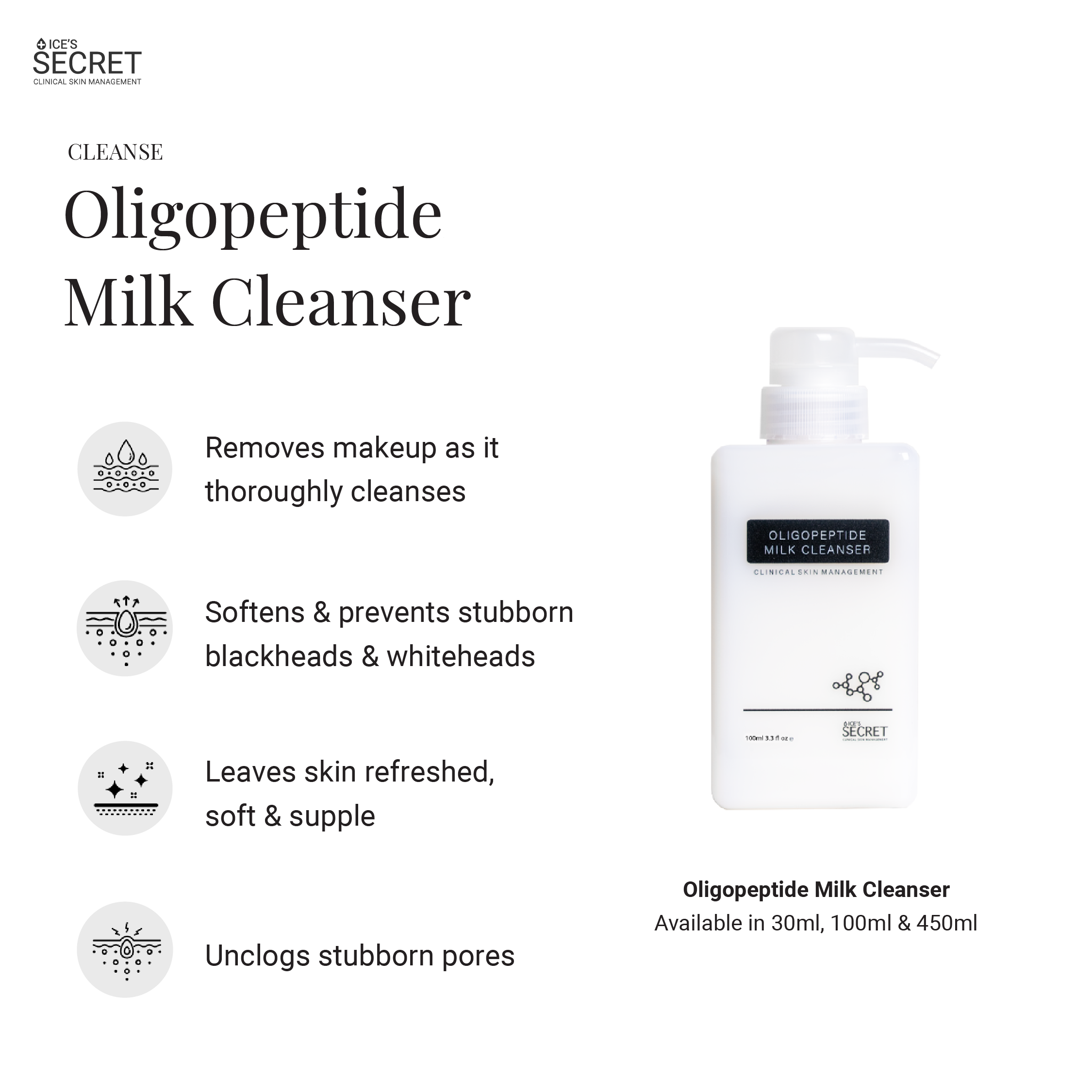 Oligopeptide Milk Cleanser