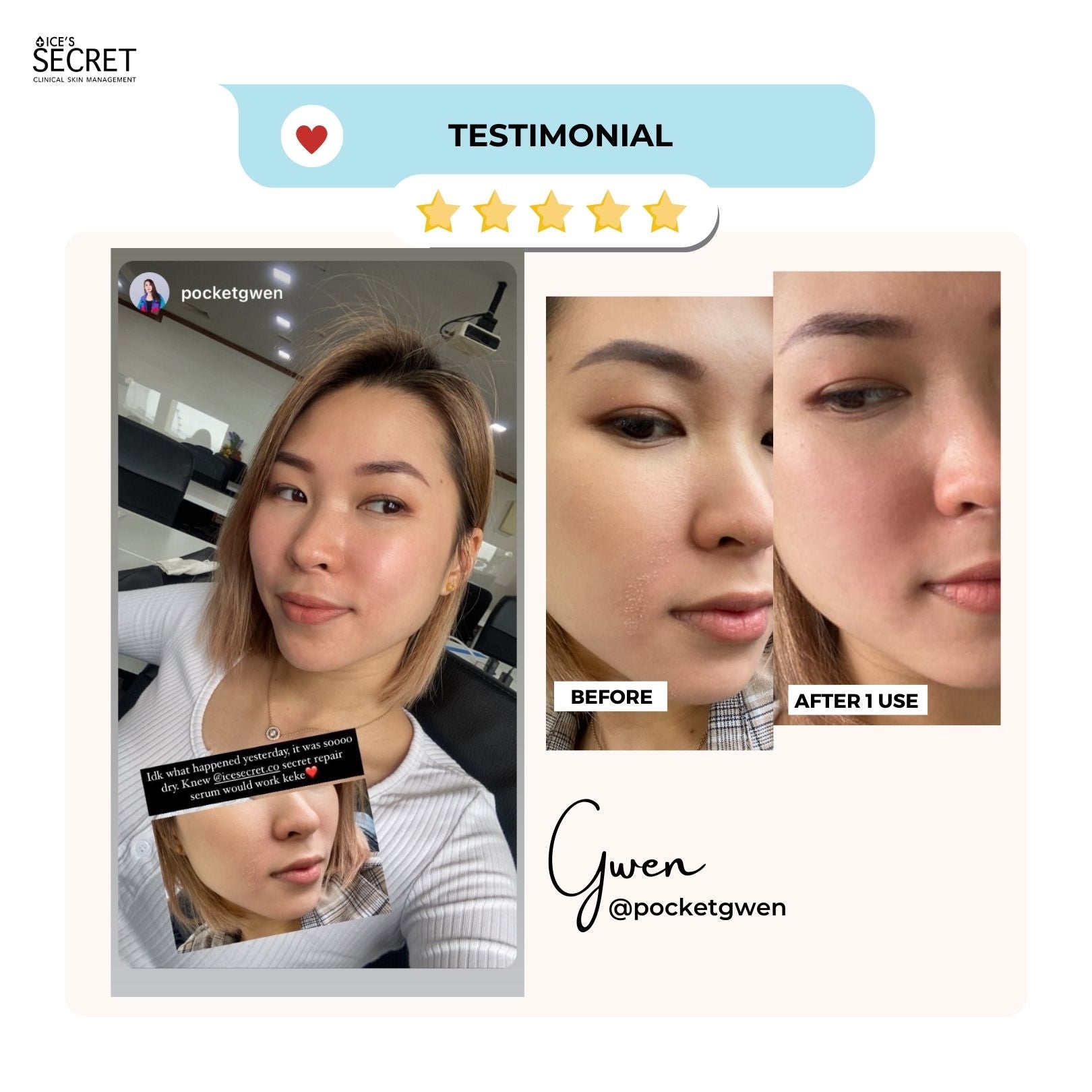 Secret Repair Hydrating Oligopeptide Serum