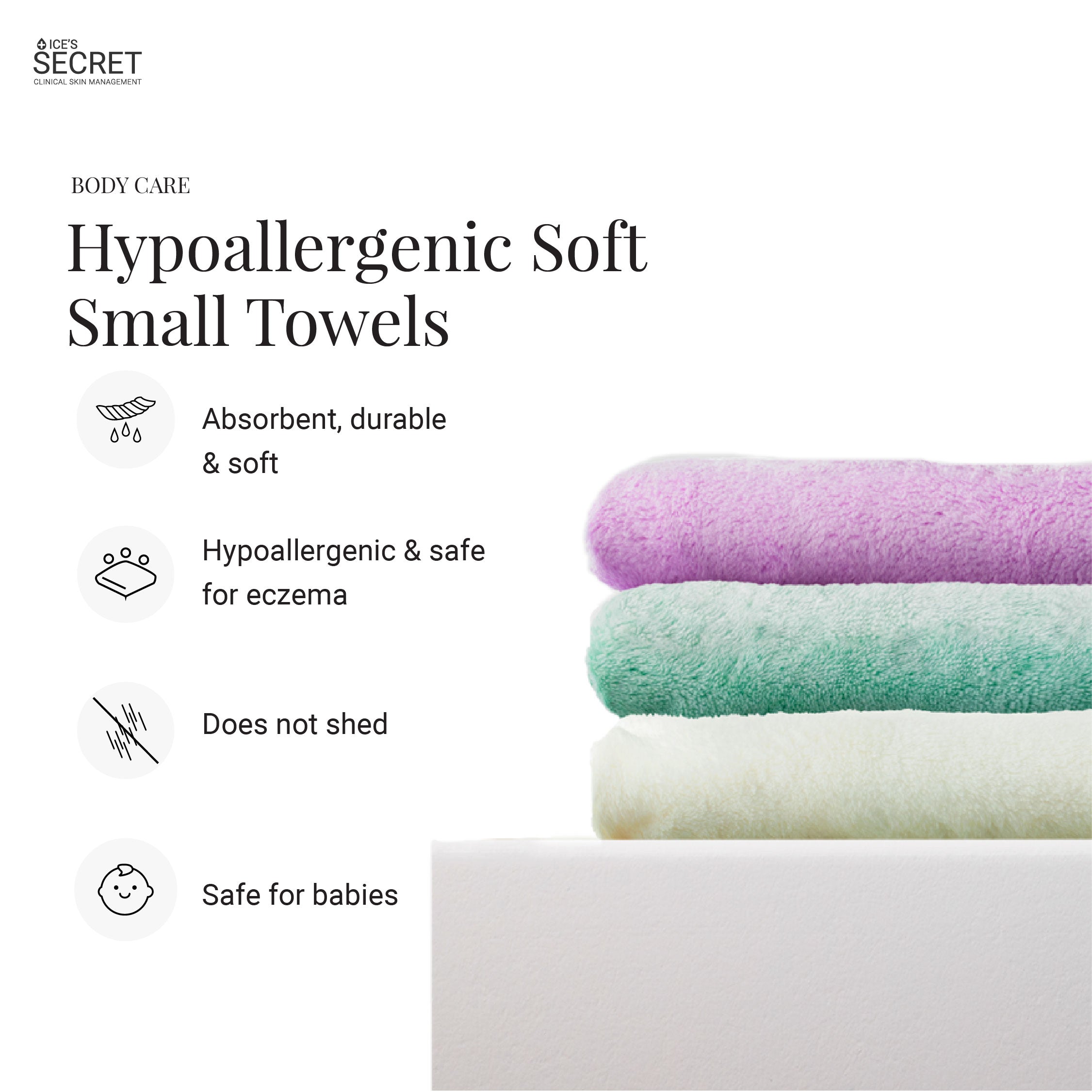 Hypoallergenic Towels Ice s Secret