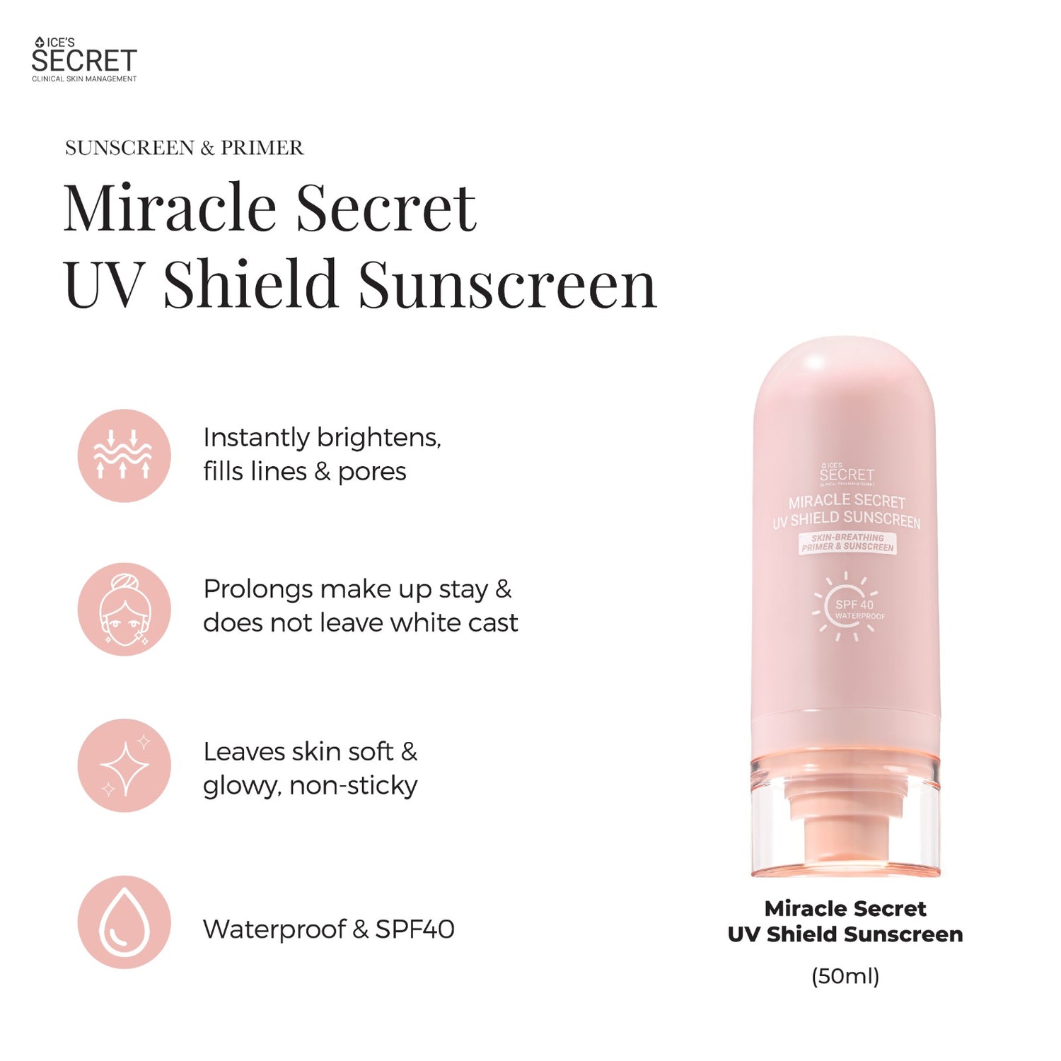Miracle Secret UV Shield Primer &amp; Sunscreen