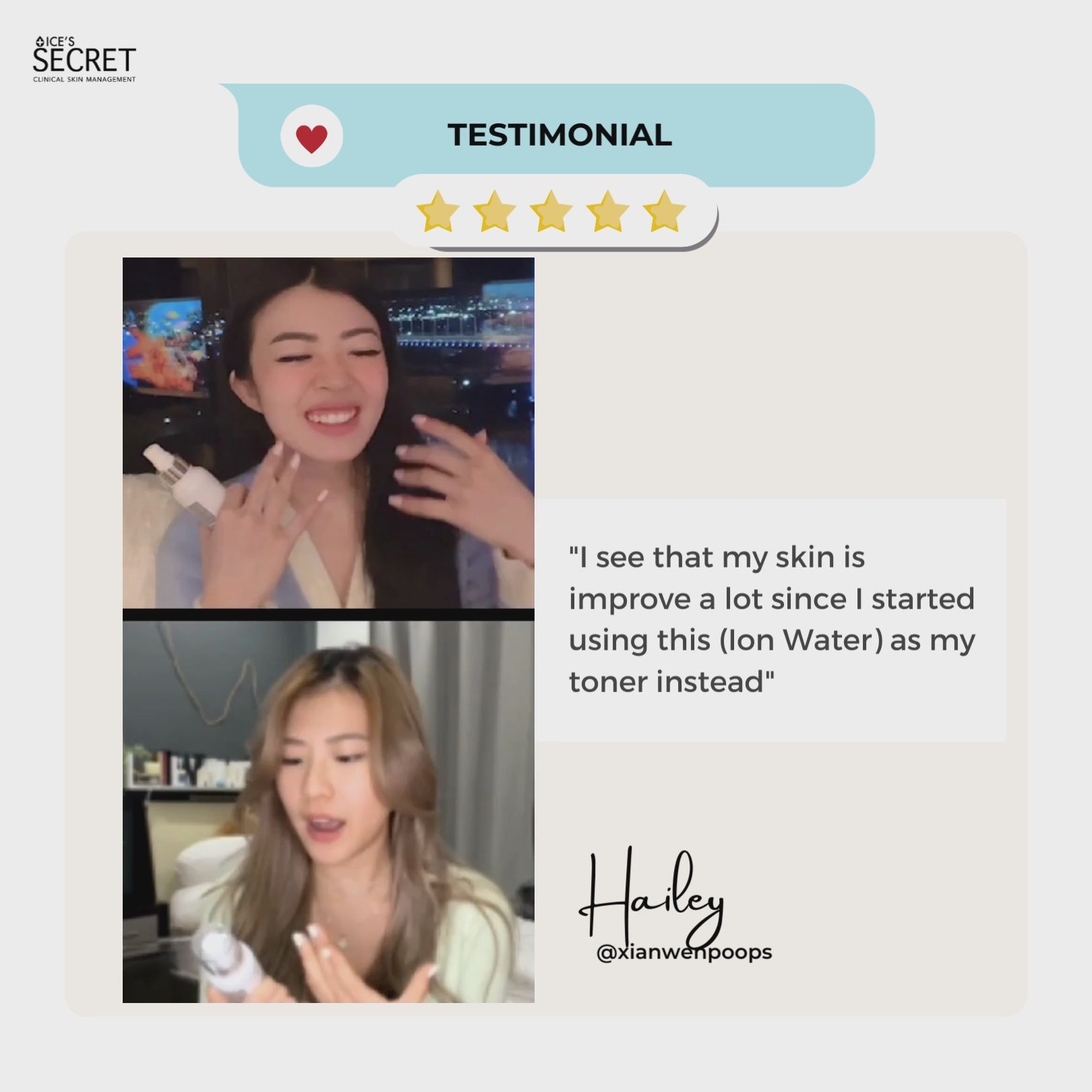 24H Miracle Secret Ion Water Essence